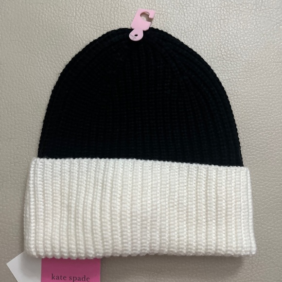 NWT - Kate Spade Front Bow Beanie - Picture 2 of 3